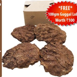 Dirghaanshi Homemade Desi Cow Dung Cake, Gobar Upla, Thapdi, Kanda for Hawan and Indian Rituals (Pack of 4 Pec)