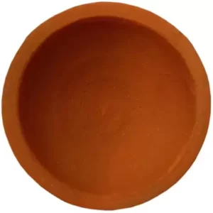 Dirghaanshi Handmade Big Size Mitti Diya & Deepak/Earthen Clay Diya/Terracotta Decorative Tealight Oil Lamp for Pooja Earthenware (Pack of 1 Deepak)