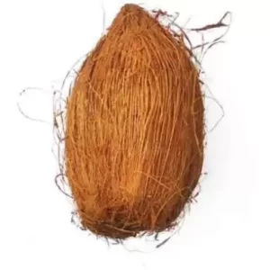 Dirghaanshi Sabut dry Nariyal, Coconut, Sri Phal (fal) For Pooja ( Pack of 1 Pec)