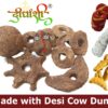 Dirghaanshi Cow Dung Cakes/Cow Dung Badkulla Mala with Holi/Gobar Badkulle/Holi Pooja Article Desi Cow Dung Cakes for Hawan, Pujan and Religious Purpose (Set of 21 PEC)