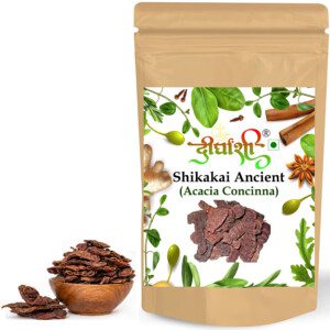 Dirghaanshi Shikakai, Acacia Concinna, Cheeyakayi, Shikayi, Shekakai, Banritha, Chikkei, Sikaya, Sheegae, Chikakai, Shikekai, Karmalenta, Vimala, Sikakaee (50GM)