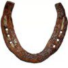 Dirghaanshi Ghode Ki Naal Black Horse Nail Metal Horse Shoe Kale Ghode Ki Naal Decorative Showpiece (Pack of 1 Pec)