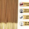 Dirghaanshi Natural (Low Smoke, Charcoal Free) Incense Stick Agarbatti Chandan Fragrance,
Made with Cow Dung (Pack of 250gm)
