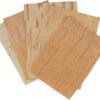 Dirghaanshi Bhojpatra Paper/Bhoj Patra Leaf/Bhojptra Sheet (5x6inch) - Wooden Yantra (Pack of 5)
