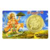 Dirghaanshi Ramdarbar Yantra Golden Coin ATM Card - For Health, Wealth, Prosperity and Success Brass Yantra(Pack of 1)