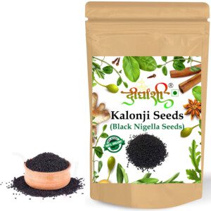 Dirghaanshi Nigella Seeds | Kalonji, Kiraita, Black Cumin Seeds, Onion Seeds (Pack of 250gm)